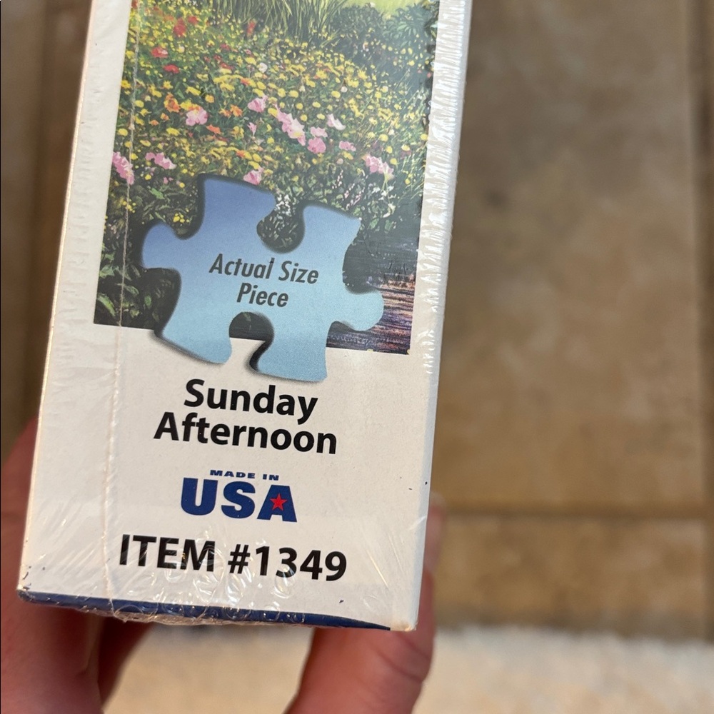 NWT White Mountain 1000 piece puzzle, Sunday Afternoon. Sealed in box. - Picture 3 of 3
